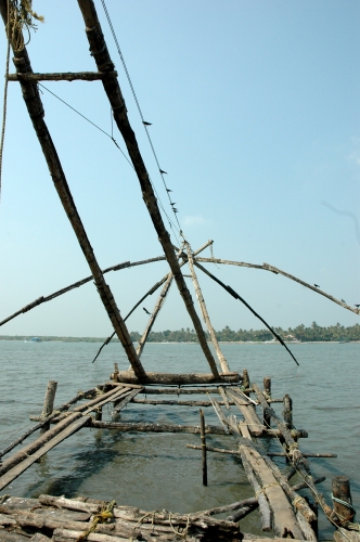Fischnetz in Bewegung