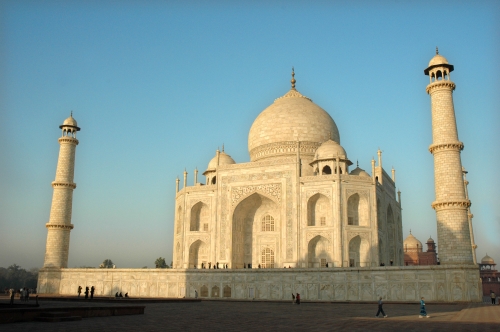 Seite des Taj