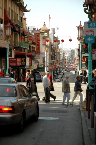 Straßen China Towns